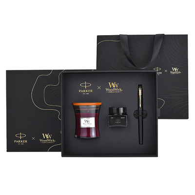 XL начальный уровень черная золотая чернила карандаш WoodWick Ароматерапия Черный подарочный набор на юбилей