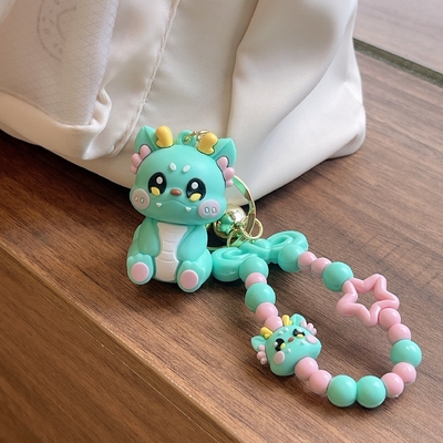 3.5cm*5cm PVC Dragon Keychain Милый маленький подарок для рюкзака