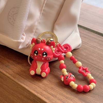3.5cm*5cm PVC Dragon Keychain Милый маленький подарок для рюкзака