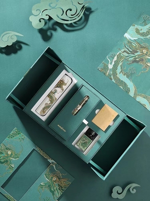 Герой 100 ручка 14K Золотая ручка Год памятной коллекции Loong