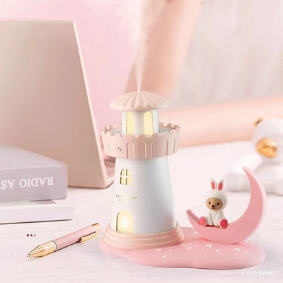 Офисные продукты Teddy Moonshine Castle Увлажнитель рабочего стола с шелковой печатью
