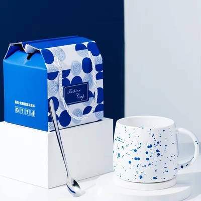 Принимается логотип на заказ Geful Home Klein Blue Mug Color Boxrac для новогоднего праздника