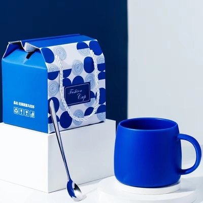 Принимается логотип на заказ Geful Home Klein Blue Mug Color Boxrac для новогоднего праздника