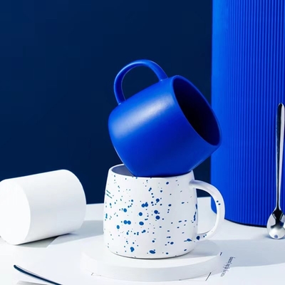 Принимается логотип на заказ Geful Home Klein Blue Mug Color Boxrac для новогоднего праздника