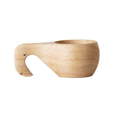 Улучшите свое путешественное снаряжение Retro Finnish Whole Wood Integrated Creative Coffee Cup