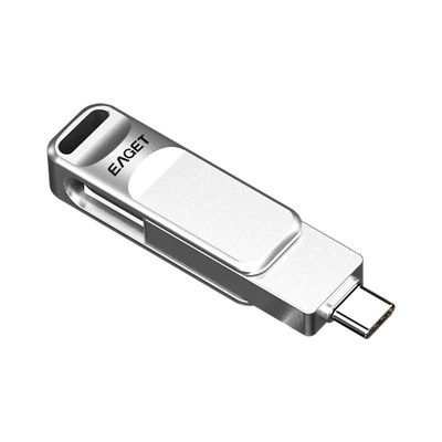 Дизайн вращающегося USB-накопителя USB с двойным интерфейсом типа C для многоцелевой установки автомобиля