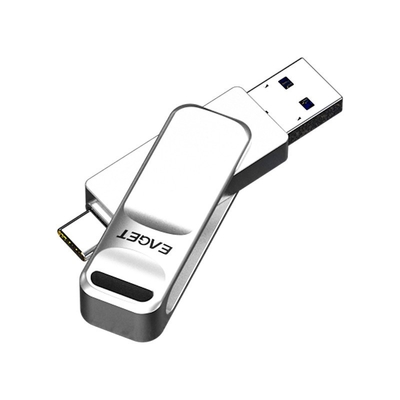 Дизайн вращающегося USB-накопителя USB с двойным интерфейсом типа C для многоцелевой установки автомобиля