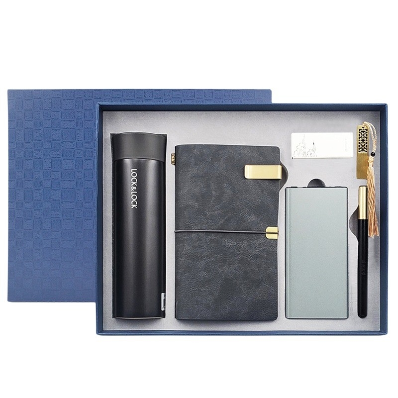 Dongfangyun EPOT Notebook Buckle Warm Cup Power U Disk Set с шелковой печатью
