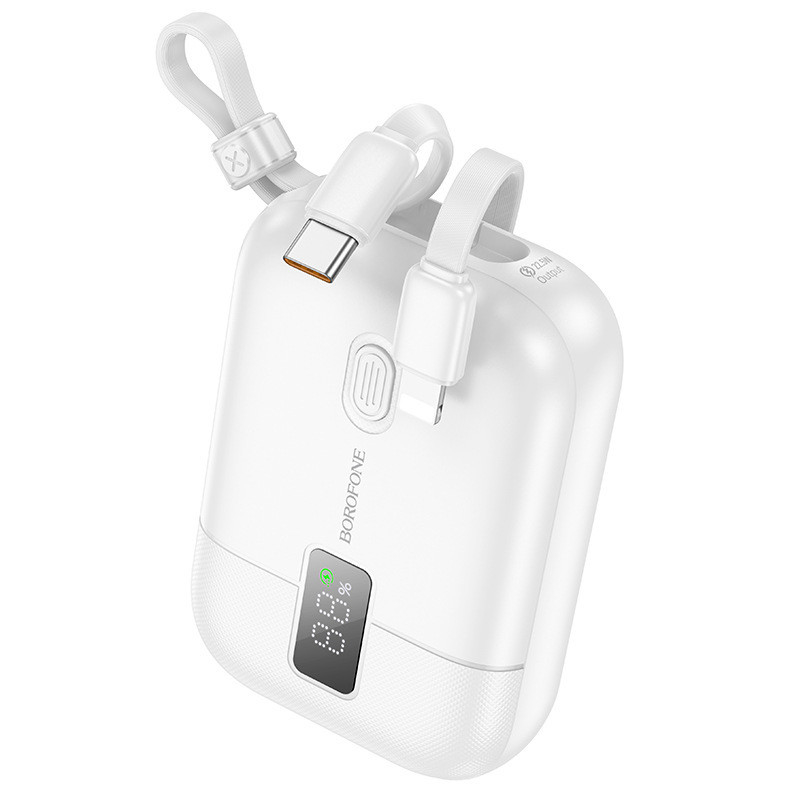 10000mAh Power Bank полностью совместим с кабельным и мобильным источником питания